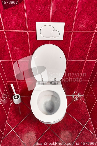 Image of Toilet seat open