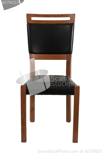 Image of Wooden chair on white