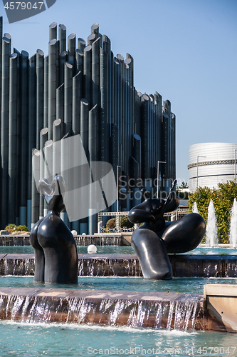 Image of Dynamic Flying Theatre attraction at Futuroscope park