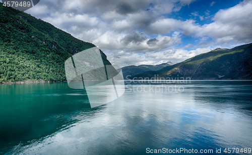 Image of Travel in norwegian fjord