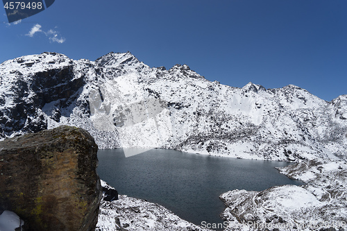 Image of Gosaikunda lakes in Nepal trekking tourism