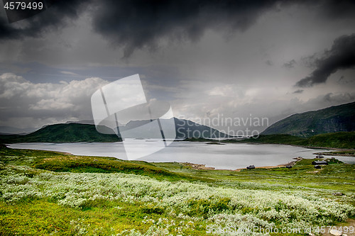 Image of Mountain nature landscape in Morway summer
