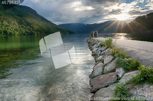 Image of Travel in norwegian fjord