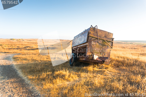 Image of Hiking on Golan Heights landscape 