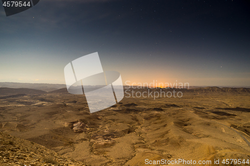 Image of Desert landscape in Israel