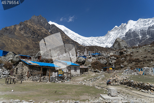 Image of Nepal village in mountains