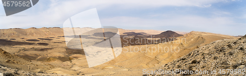 Image of Desert panorama in Israel Ramon crater