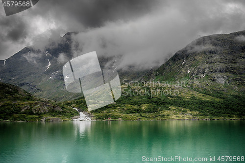 Image of Lake reflections landscape in europe