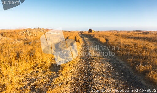 Image of Hiking on Golan Heights landscape 