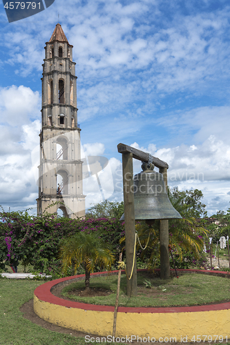 Image of Manaca Iznaga Tower and bell in Valley of the Sugar Mills