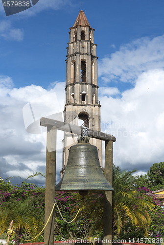 Image of Manaca Iznaga Tower and bell in Valley of the Sugar Mills