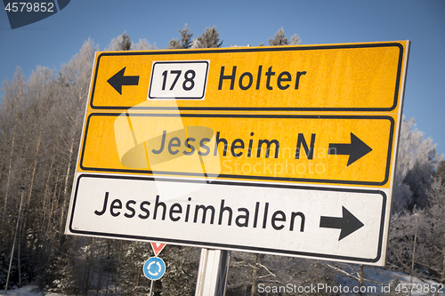 Image of Jessheim Road Sign