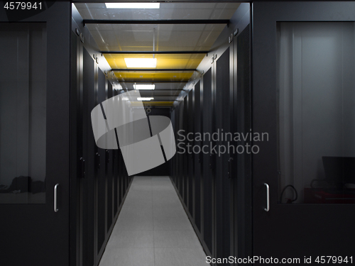 Image of modern server room