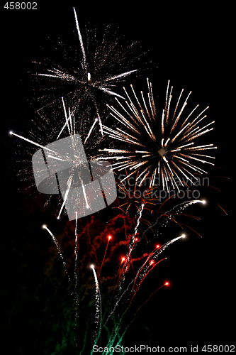 Image of White finale fireworks