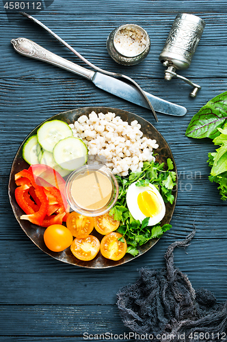 Image of bulgur with vegetables