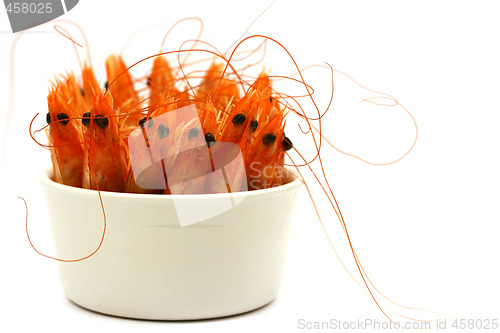 Image of shrimps in a bowl