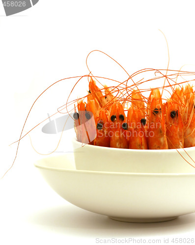 Image of shrimps in a bowl