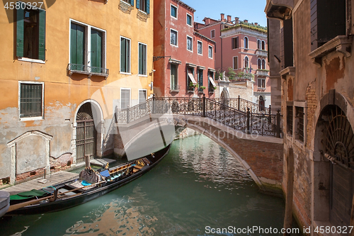 Image of Venice canal scene in Italy