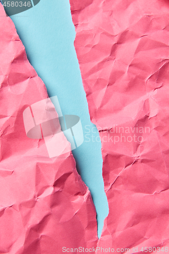 Image of Handmade background with crumpled paper.