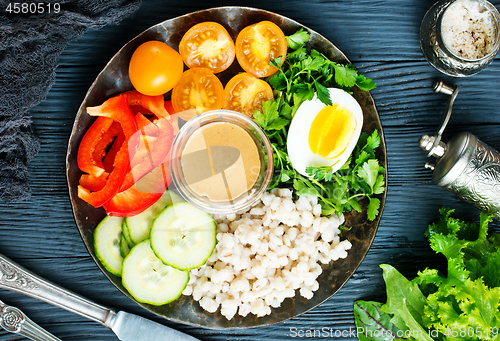 Image of bulgur with vegetables