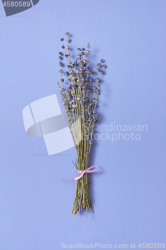Image of Bouquet of organic natural lavender flowers.