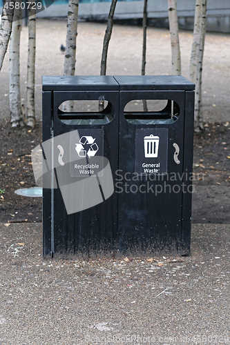 Image of Double Waste Bin