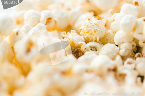 Image of close up of popcorn