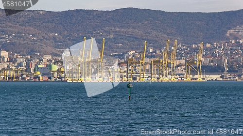 Image of Trieste Port Cranes