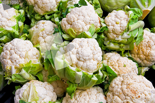 Image of Cauliflowers market