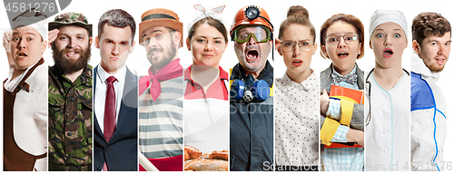 Image of Montage about different professions