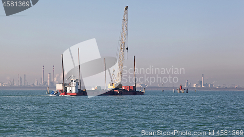 Image of Barge Crane