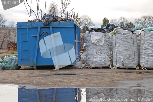 Image of Recycling Dumpster