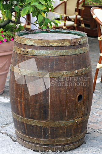 Image of Wood Barrel