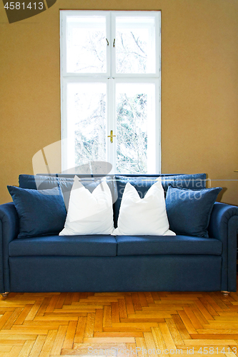 Image of Blue sofa 2