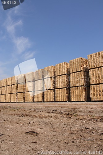 Image of Wooden packing crates