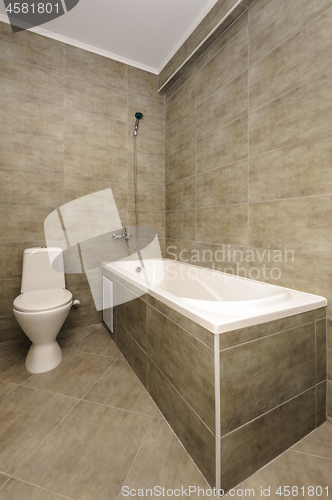 Image of Modern bathroom interior