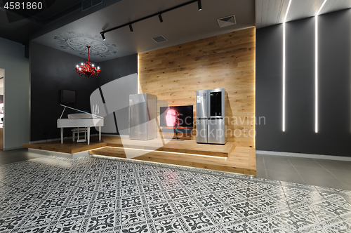 Image of Premium home appliance store interior