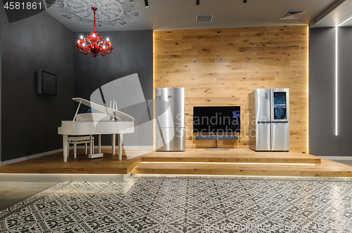 Image of Premium home appliance store interior