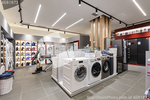 Image of Premium home appliance store interior