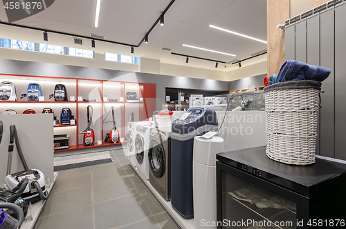 Image of Premium home appliance store interior