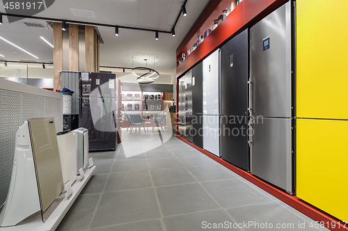 Image of Premium home appliance store interior