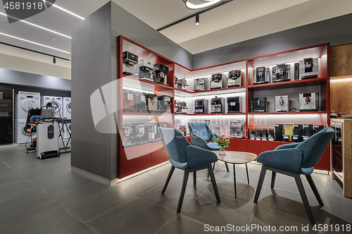 Image of Premium home appliance store interior