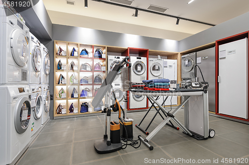 Image of Premium home appliance store interior