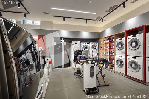 Image of Premium home appliance store interior