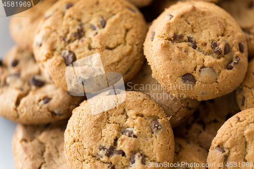 Image of close up of oatmeal cookies on plate