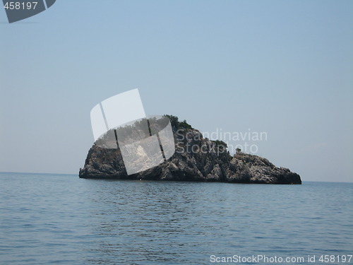 Image of Rock in the sea