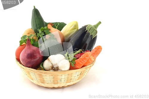 Image of basket of vegetables