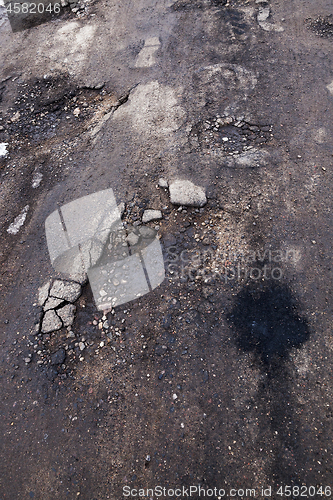 Image of very bad road