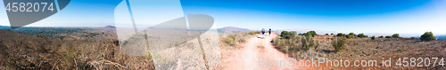 Image of Hiking in Golan heights of Israel panorama