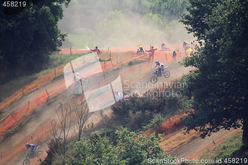 Image of Motorcross in the dust